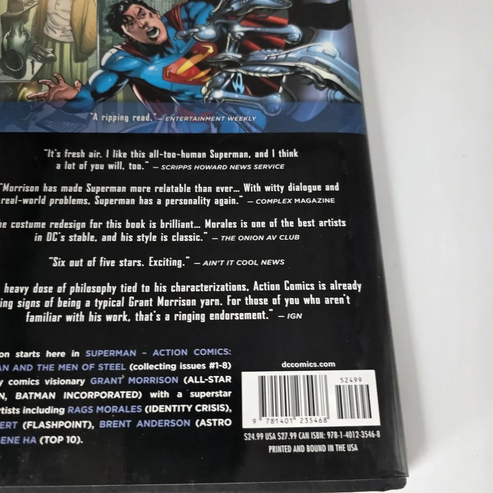 Superman Action Comics Vol 1 Superman and the Men of Steel Hardcover New 52‎ HC